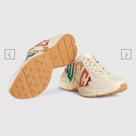 SOLD Rhyton Glitter Gucci Sneaker - Picture 2 of 8